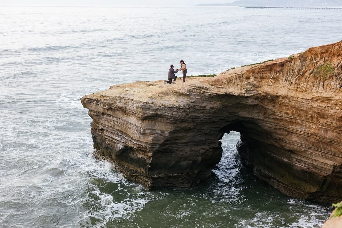 La propuesta sobre el arco natural en la roca